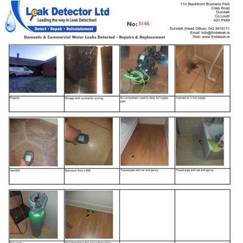 Leak at a Lodge in Roosky, Co. Leitrim